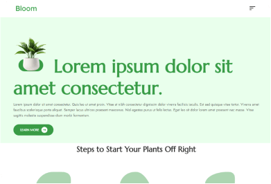 Bloom Website with our AI Website Builder | Hostbank India