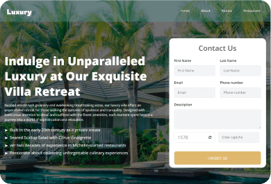 Luxury Website with our AI Website Builder | Hostbank India